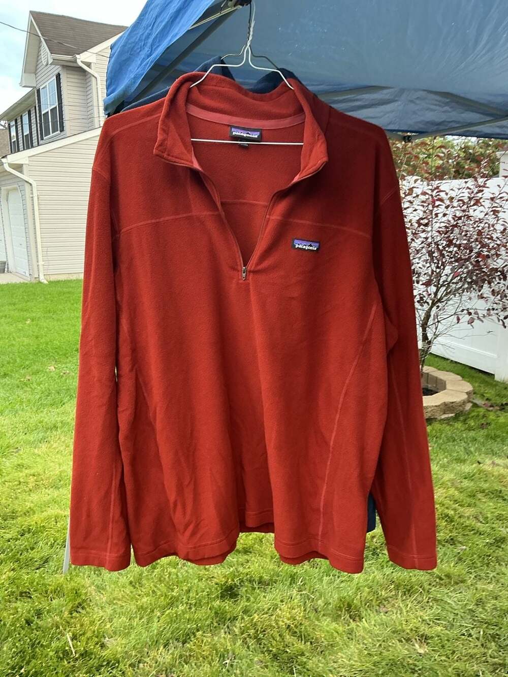Patagonia 1/4 Zip Fleece Pullover Size XXL Orange (pp-25